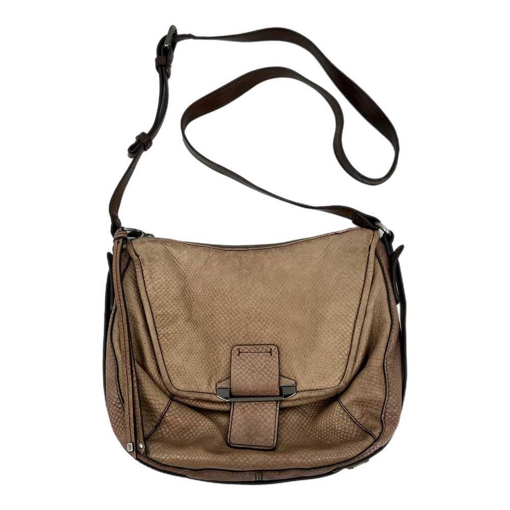 Kooba Brown Leather Adjustable Crossbody Bag | Small Size